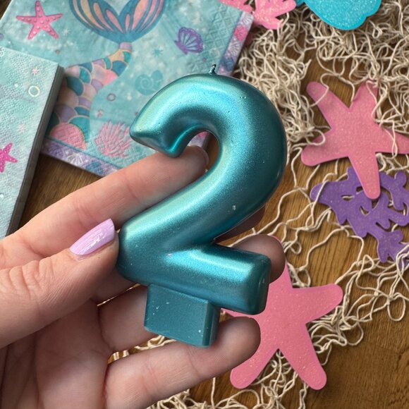 Mermaid Birthday Party Supply Lot - Picture 13 of 15